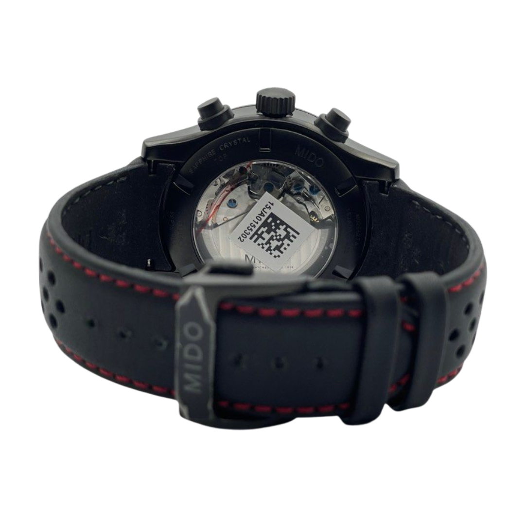 Mido Multifort 44mm Chronograph Automatic Black Dial Watch