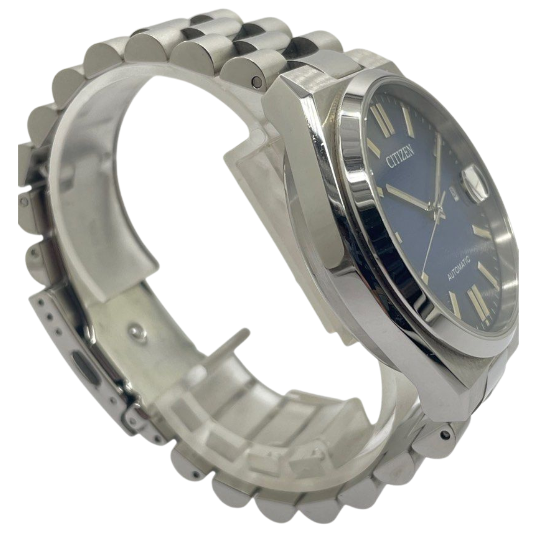 Citizen 40mm Automatic Blue Dial Steel Watch NJ0150-81L