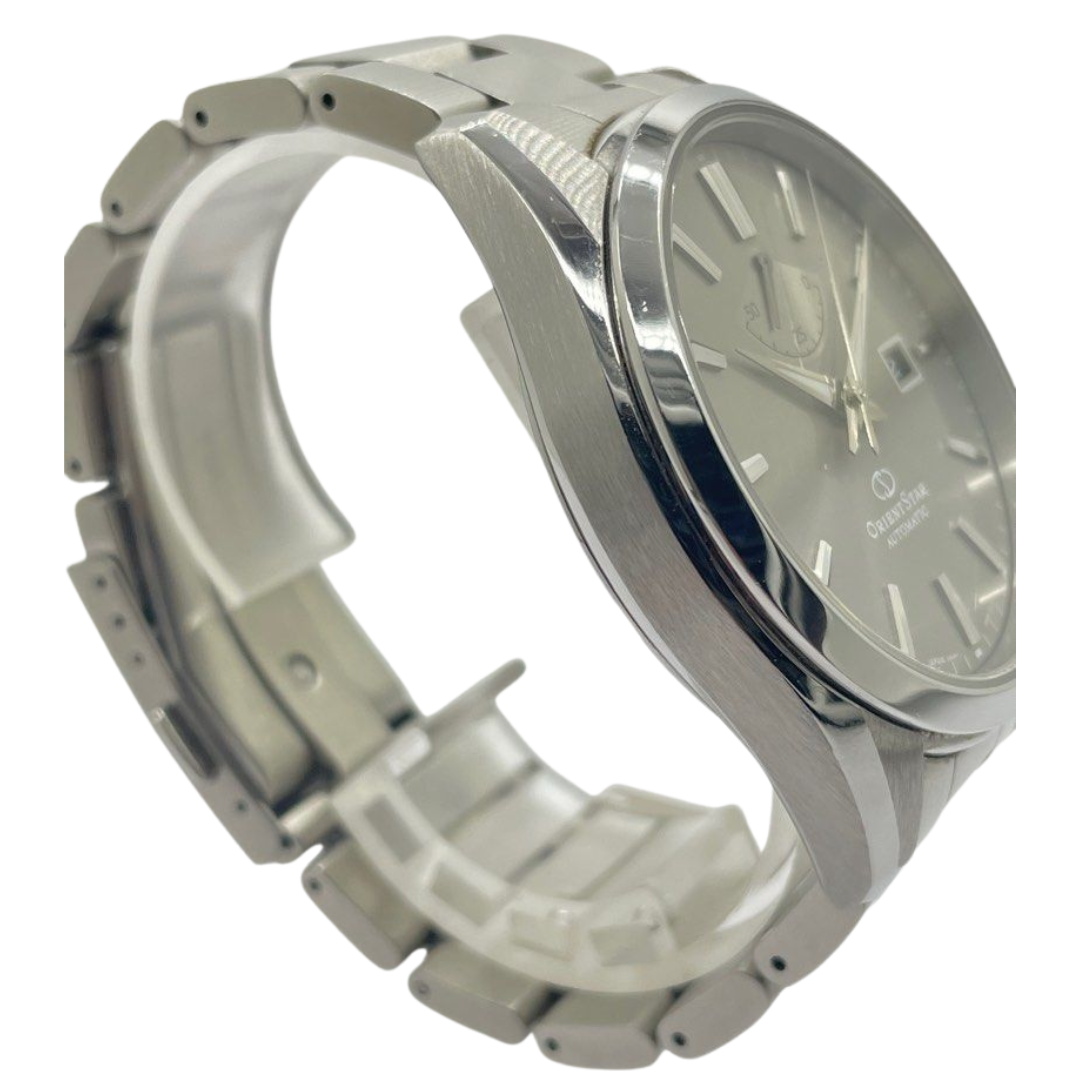 Orient Star 46mm Automatic Grey Dial Steel Watch