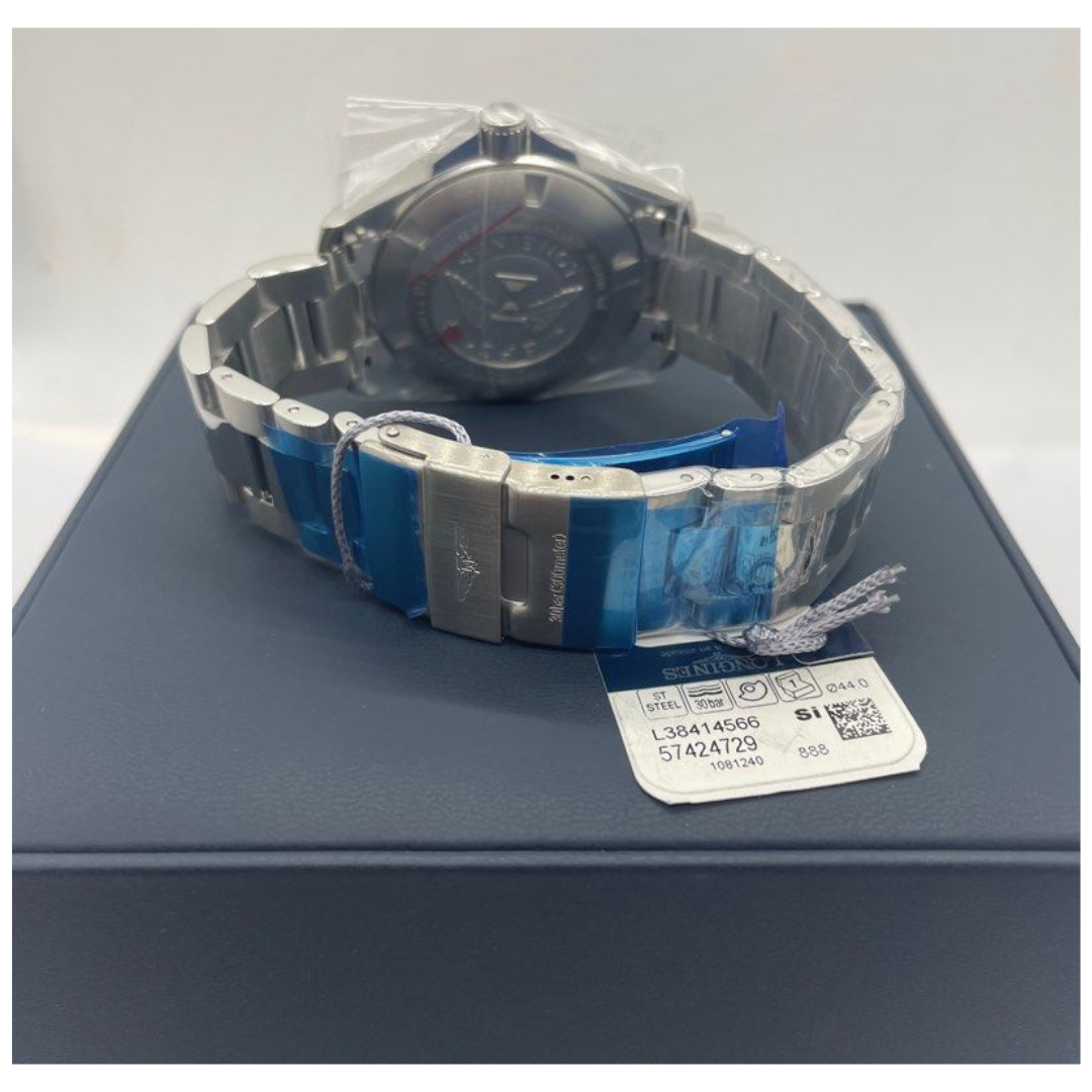 Longines HydroConquest 44mm Automatic Black Dial Watch
