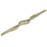 750 Yellow Gold Natural Diamond Bracelet