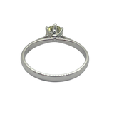 18K White Gold Natural Diamond Ring