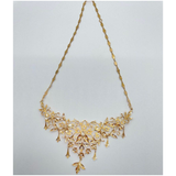 18K Yellow Gold Peranakan Intan Necklace