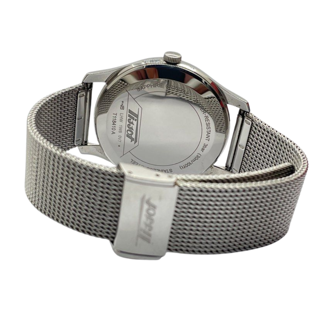 Tissot Heritage Visodate 40mm Quartz Black Dial Steel Watch