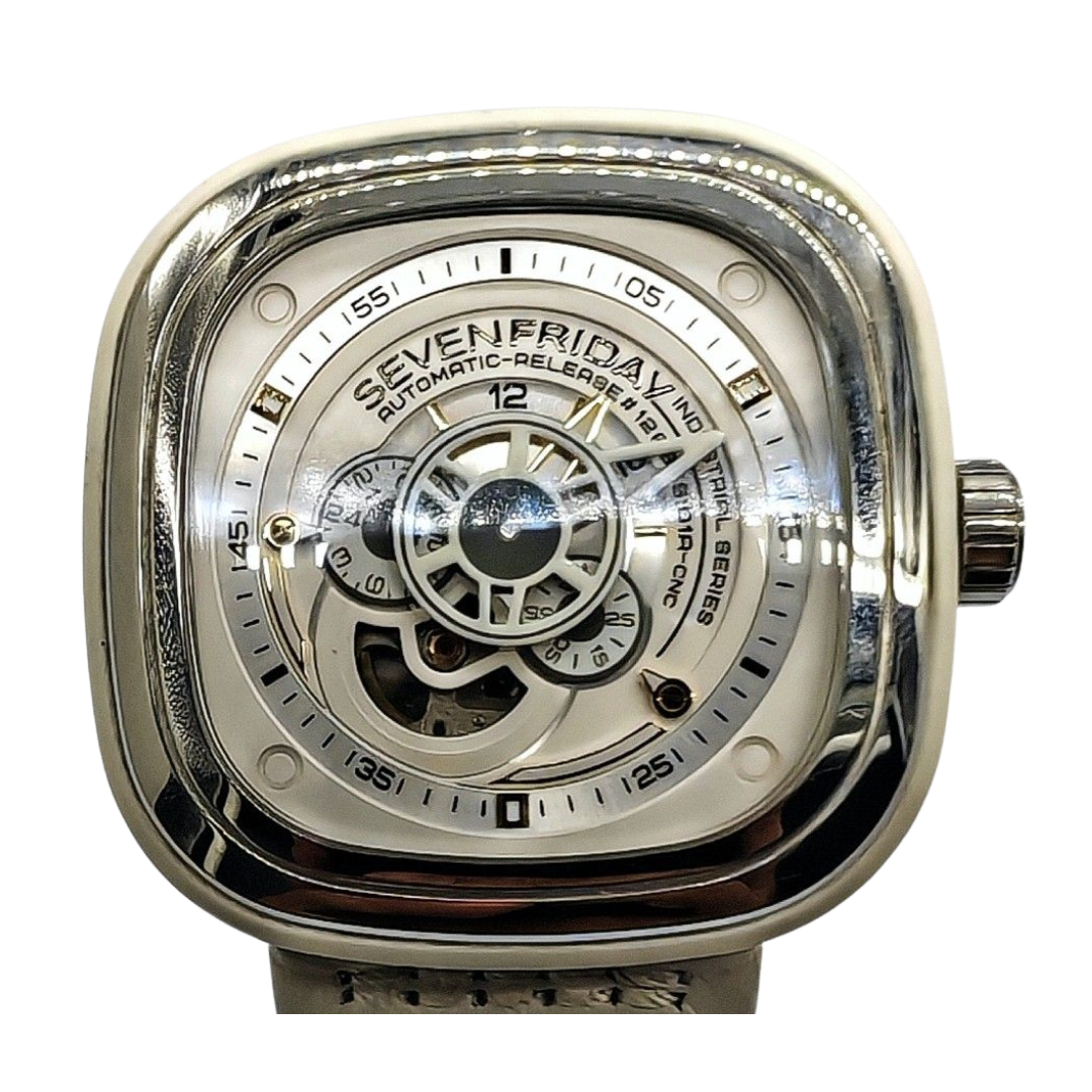 Sevenfriday 47.6mm Automatic White Dial Watch