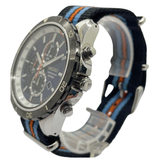 Seiko Criteria Chronograph Quartz 43mm Blue Dial Watch