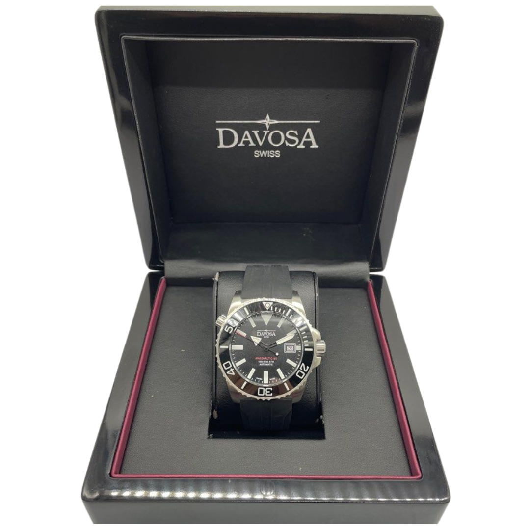 Davosa Argonautic BG 43mm Automatic Black Dial Watch