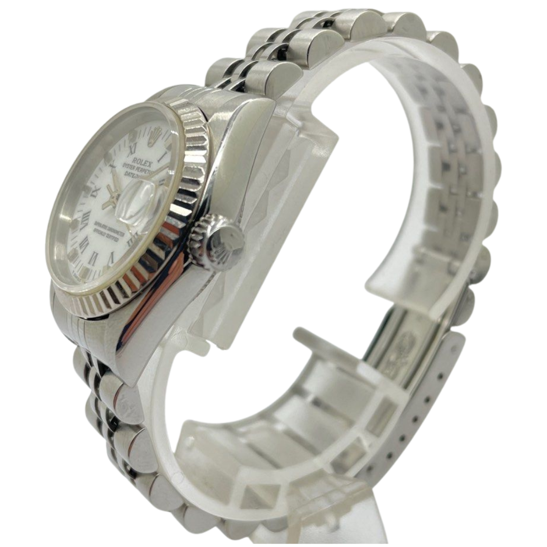 Rolex Datejust 69174 26mm Automatic White Roman Dial Watch