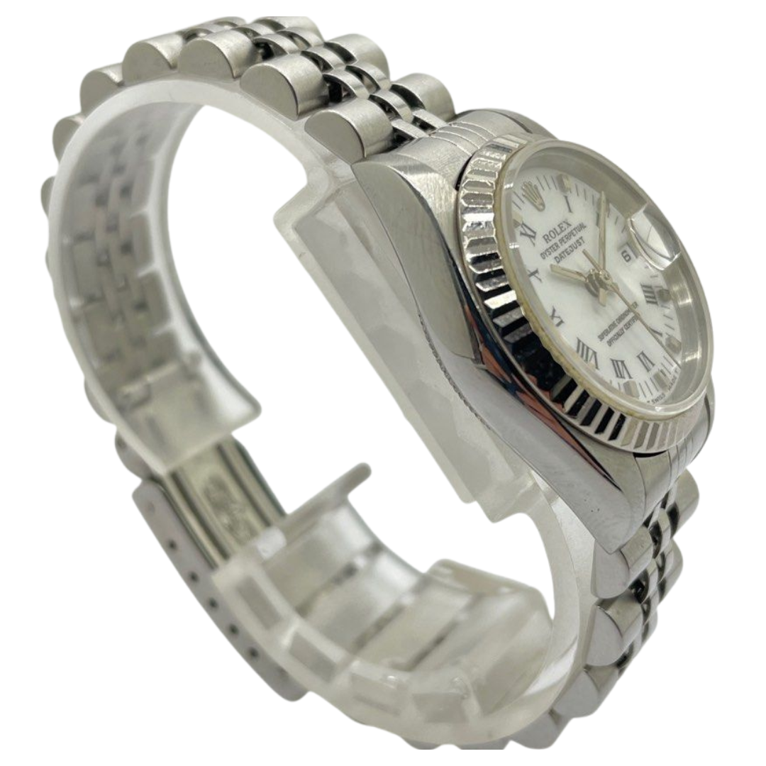 Rolex Datejust 69174 26mm Automatic White Roman Dial Watch