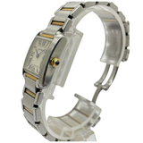 Cartier Tank Francaise 20mm White Roman Dial 18K Yellow Gold|Steel Quartz Watch
