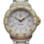 Tag Heuer Formula 1 WAH1221 37mm Quartz Diamond White Dial Watch