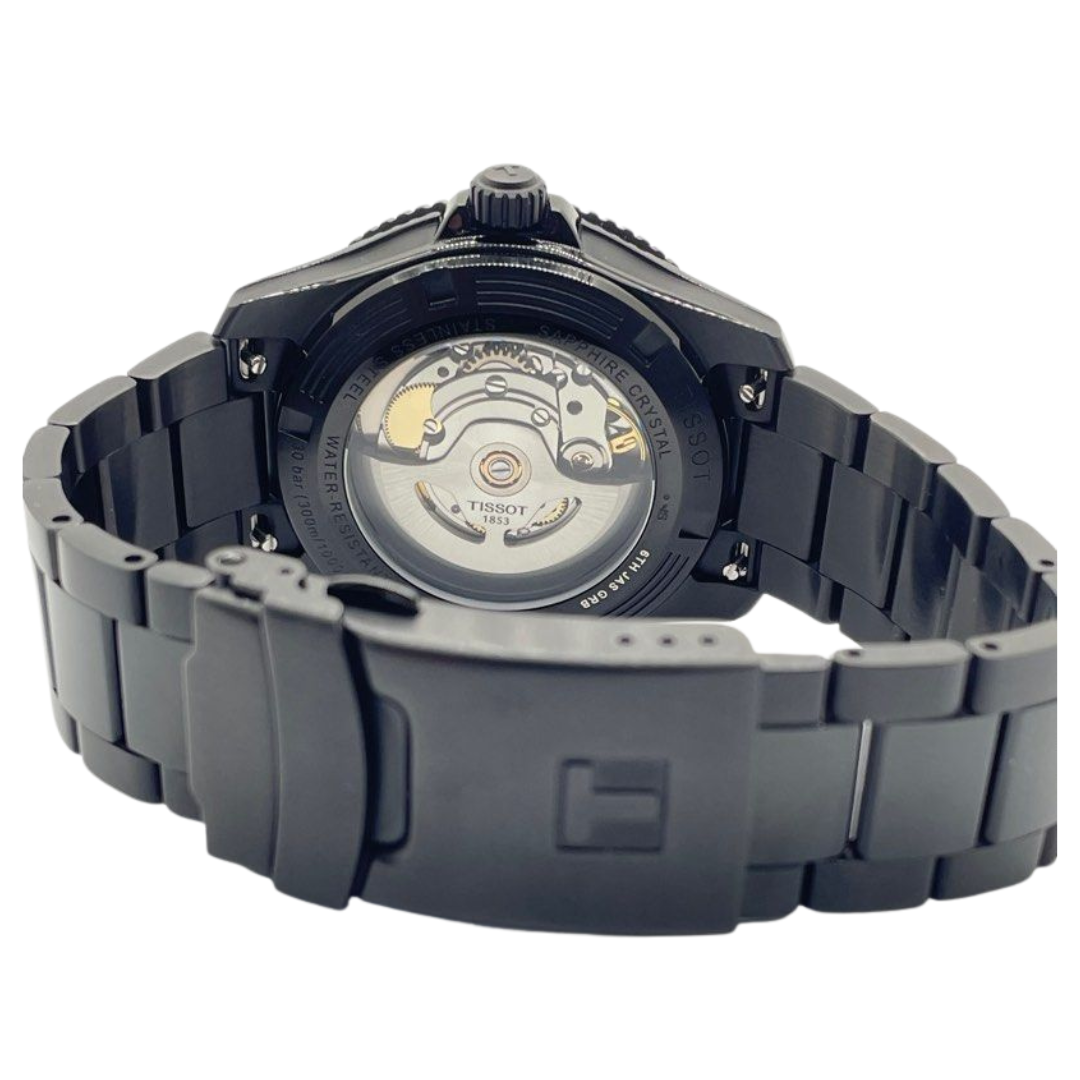 Tissot Seastar 1000 Powermatic 80 40mm Automatic Black Dial Watch