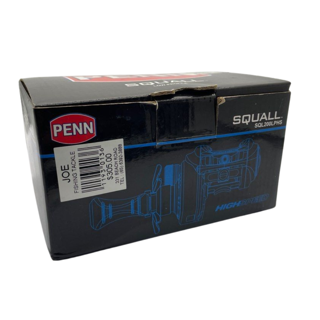 Penn Squall SQL200LPHS Baitcasting Reel