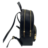 Michael Kors Jaycee Double Zip Backpack Leather, Black