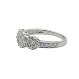 750 White Gold Natural Diamond Ring