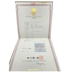 PT900 Natural Opal & Diamond Ladies Ring w/Cert