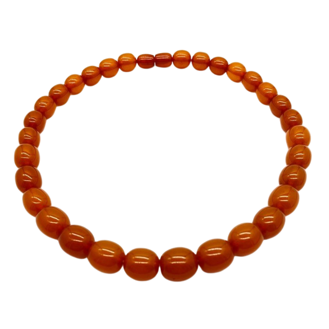 Amber Butterscotch Beads Necklace