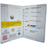 PT850 Natural White South Sea Pearl & Diamond Ring