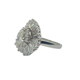 Platinum Natural Diamond Ring