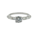 750 White Gold Natural Diamond Ring