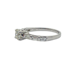 750 White Gold Natural Diamond Ring