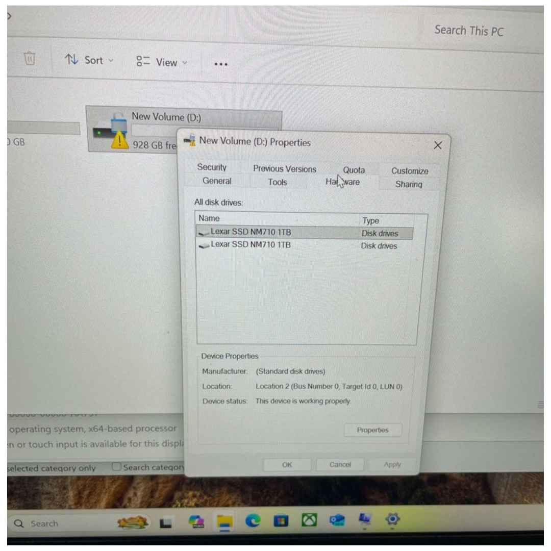 Aftershock Gaming Laptop i7-12Gen|GeForce RTX 4060|32Gb|2TB SSD|Win 11 Pro|15”