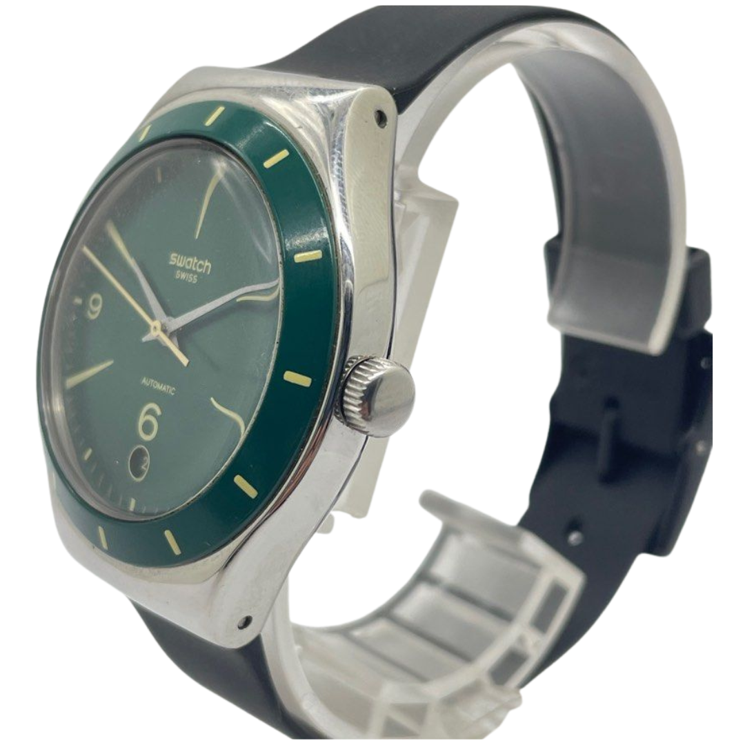 Swatch Green Sky 37.4mm Automatic Watch