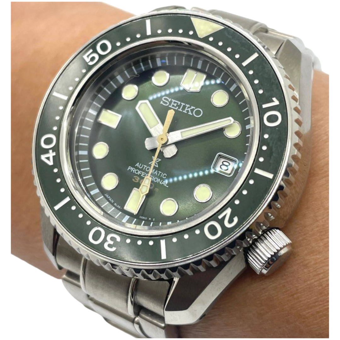 Seiko Prospex SBDX021 Limited Edition 44mm Green Dial Watch