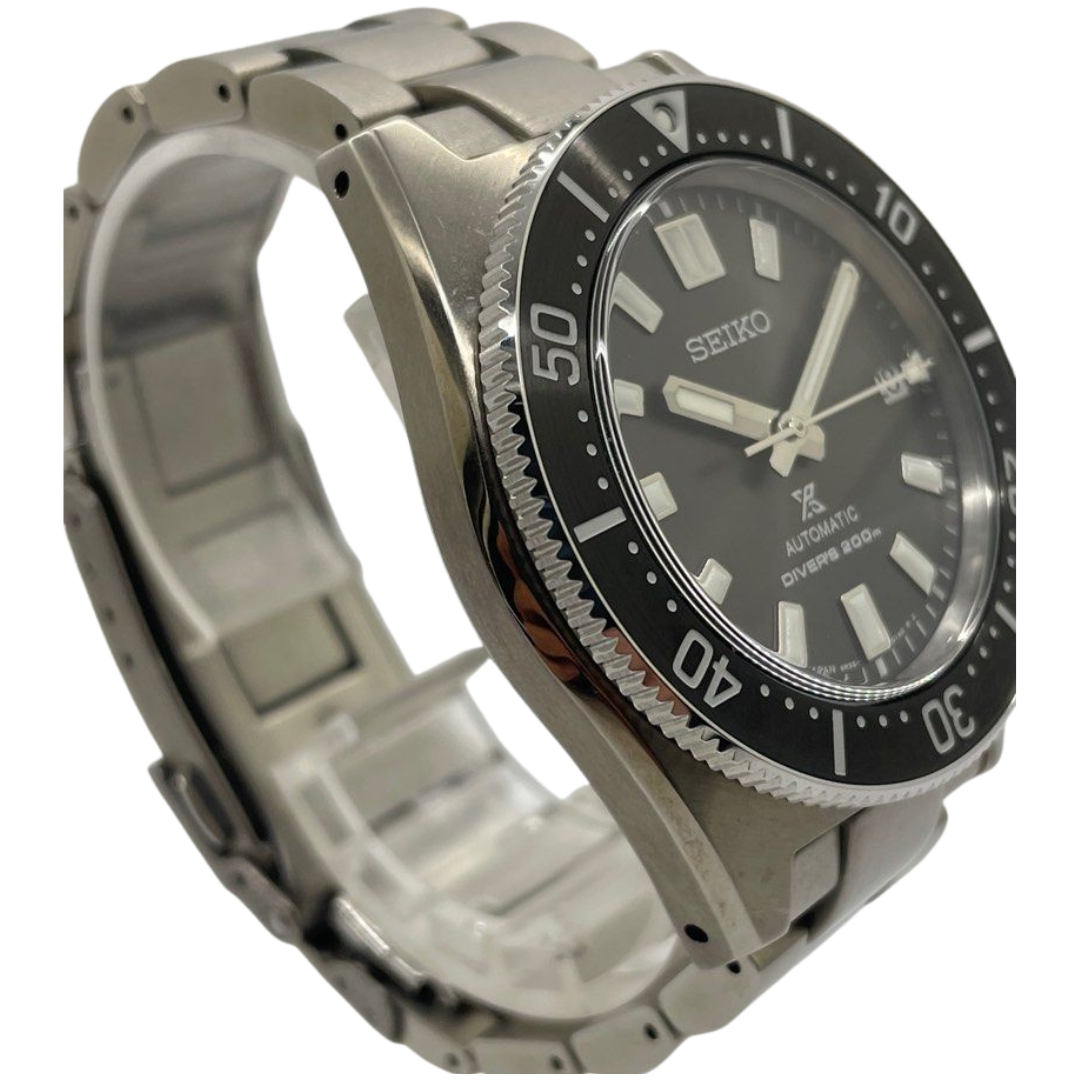 Seiko Prospex 40.5mm Automatic Black Dial Steel Watch SPB143J1