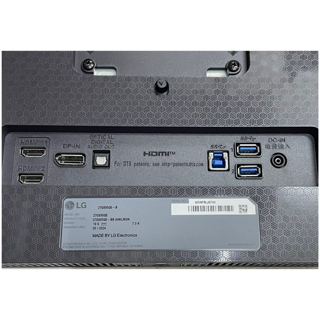 LG 27GS95QE-B 27" (2560 X 1440) OLED Display Gaming 240HZ Monitor