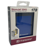 Transcend TS1TSJ25H3B StoreJet 25H3 2.5 in 1 TB External Portable Hard Drive