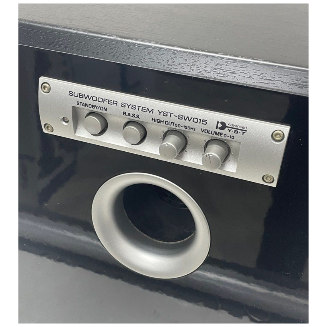 Yamaha YST-SW015 Black 70 Watt Powered Subwoofer