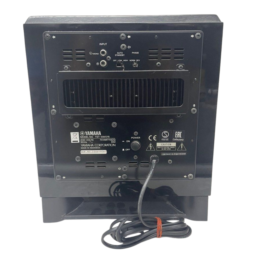 Yamaha YST-SW015 Black 70 Watt Powered Subwoofer