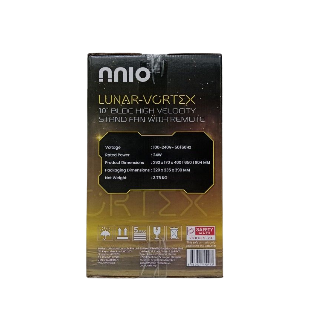 Nnio Lunar-Vortex 10" High Velocity Living Fan