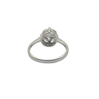 750 White Gold Natural Diamond Ring