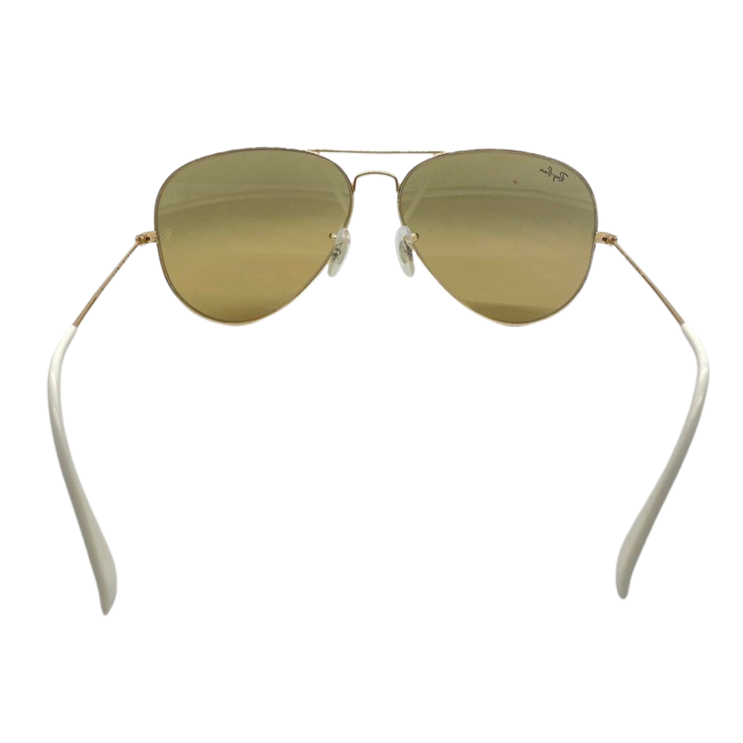 Rayban RB3025 Aviator Sunglasses - Brown, Gold