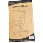 Evolur Cruise Rider Stroller with Canopy, Lightweight Umbrella Stroller with Compact Fold, Easy to Carry Travel Stroller - Cognac