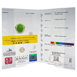 750 White Gold Jade (Type-A) & Diamond Men’s Ring with Cert