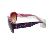 Coach HC8031 Side Logo Square Bordeaux Pink Sunglasses