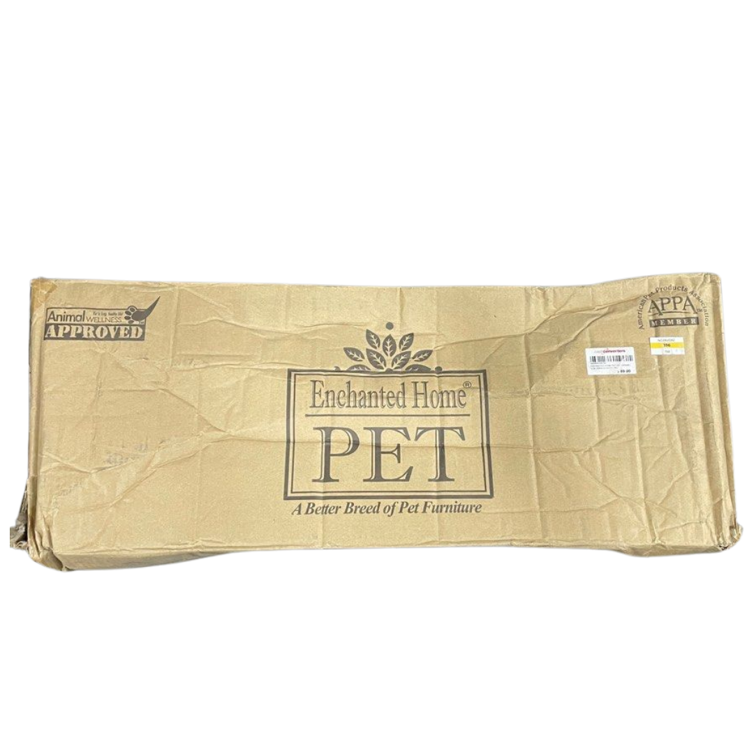 Enchanted Home Pet Dreamcatcher Dog Sofa, 33.5 by 21 by 12.5-Inch, Caramel, Medium (26-50 lbs)