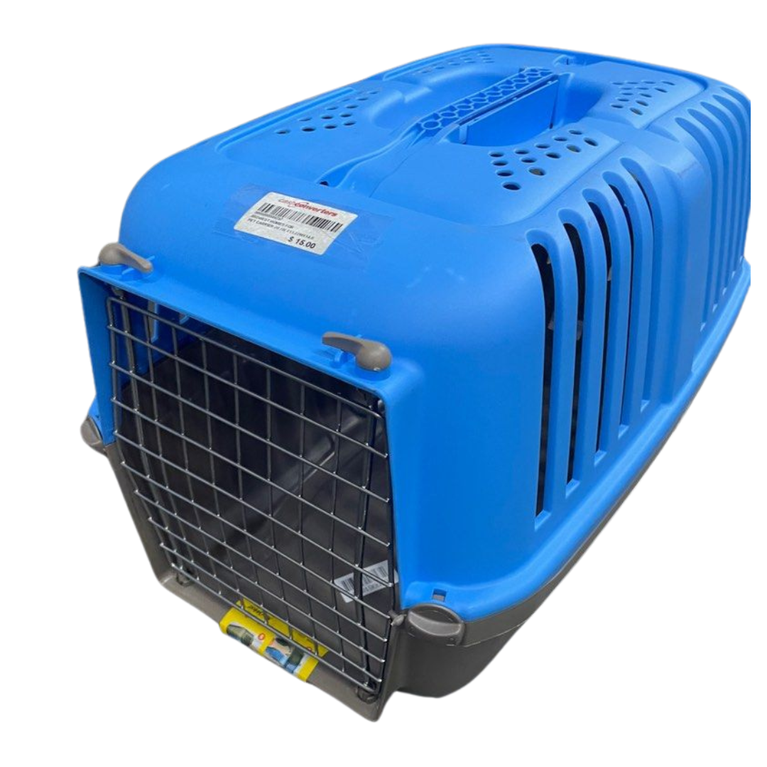 MidWest Pet Carrier: Hard-Sided Small Animal Carrier for Tiny Dog Breeds, Blue Kennel for Quick Trips