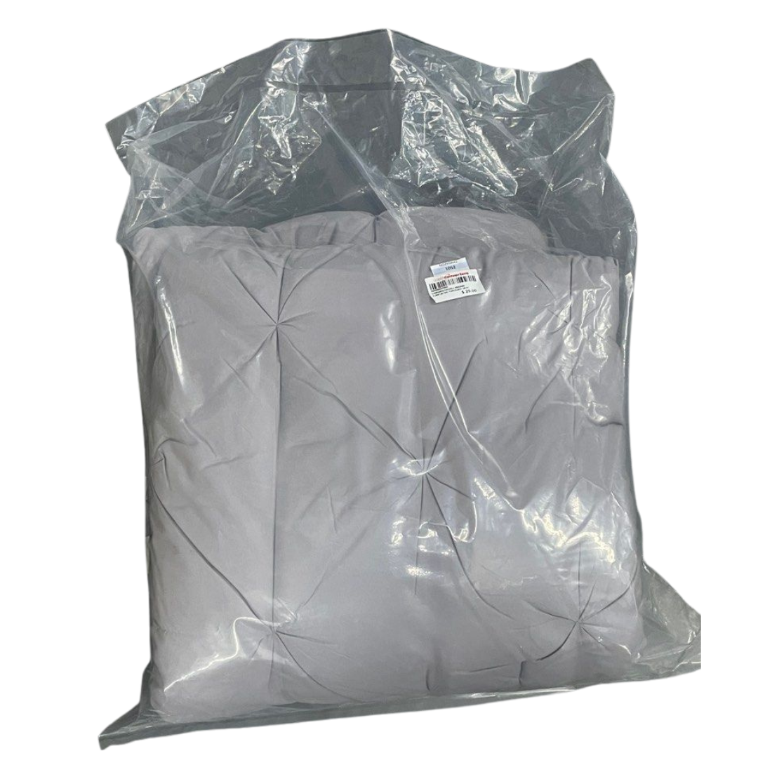 LINENSPA Hypoallergenic Microfiber Comforter, Synthetic Fill, All Season Use, Twin, Dark Grey