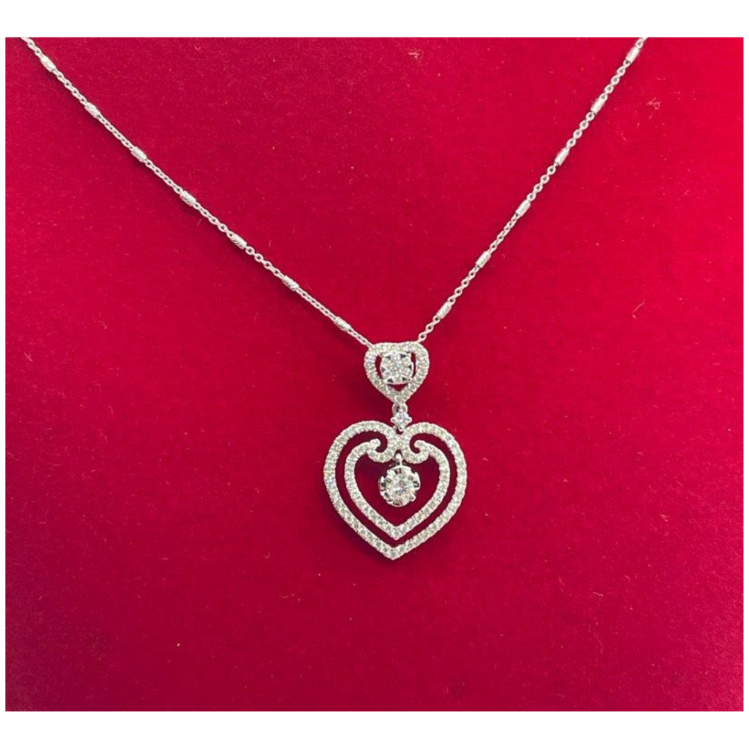 750 White Gold Diamond Necklace