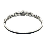 750 White Gold Diamond Bangle