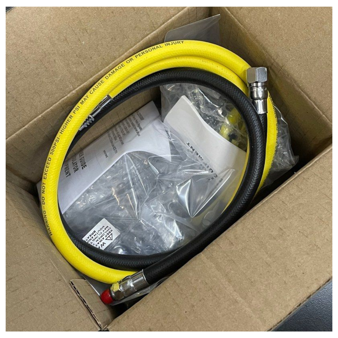 Palantic AS101 Yoke Diving Regulator and Octopus Combo - Unbalanced Flow-by Piston with 36" Yellow & Black Hose - Second Stage Large Purge Button, Sealing for Corrosion Protection
