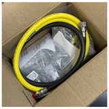 Palantic AS101 Yoke Diving Regulator and Octopus Combo - Unbalanced Flow-by Piston with 36" Yellow & Black Hose - Second Stage Large Purge Button, Sealing for Corrosion Protection