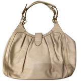 Ferragamo Gancini Leather Shoulder Bag, AU-21/D227