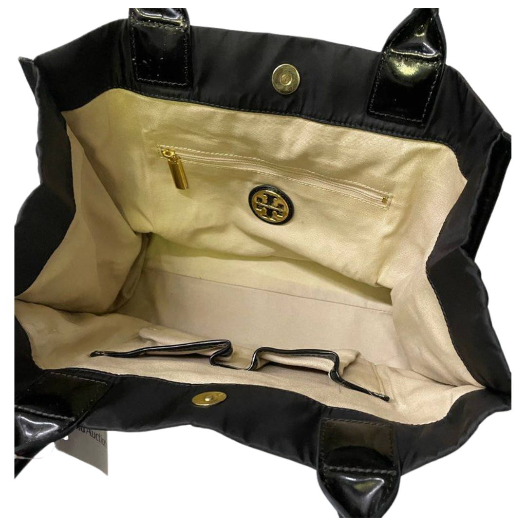 Tory Burch Ella Black Tote Bag