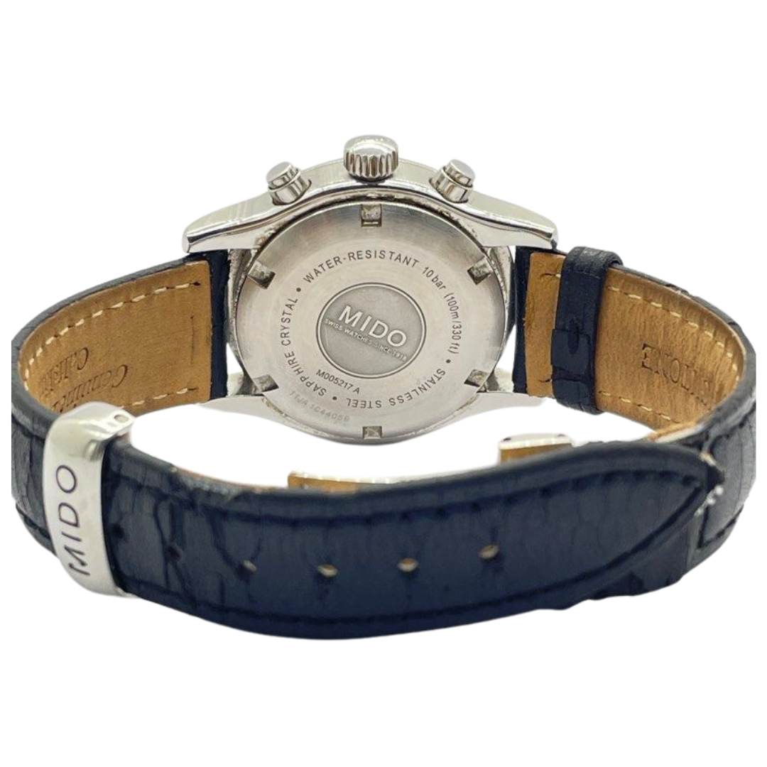 MIDO Multifort 35mm Chronograph Quartz Black Dial Watch