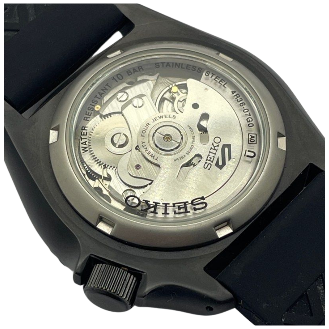 Seiko 5 Sports SRPD79K1 42.5mm Automatic Stealth Black Watch